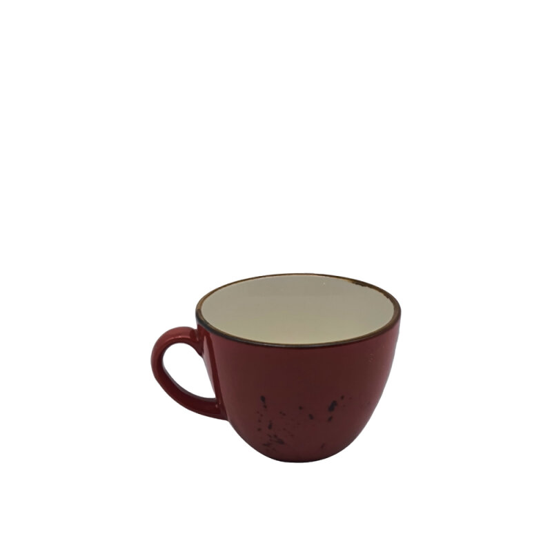 Tulu Porselen Luna Çay Fincanı-Reactıve 36 Kırmızı LN01CFR36 - 1