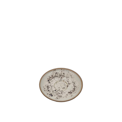 Zest Porcelain Luna Kahve Fincan Tabağı-Paris Krem - ZEST PORCELAIN