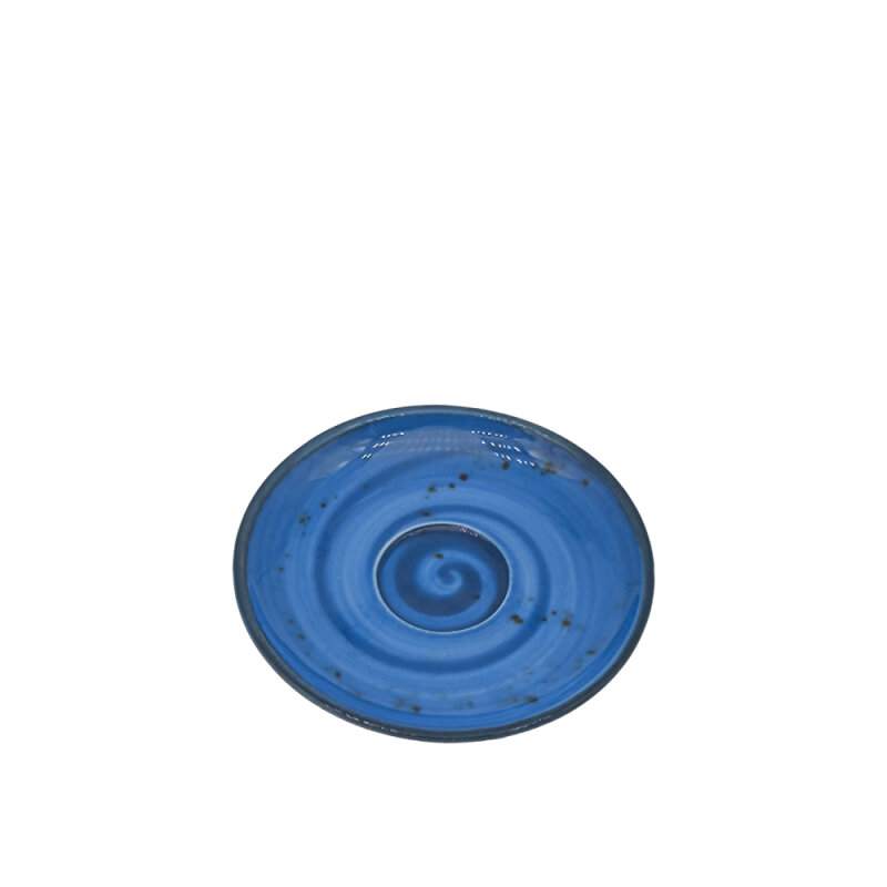 Zest Porcelain Luna Kahve Fincan Tabağı-Paris Mavi - 1