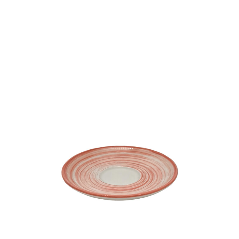 Zest Porcelain Luna Kahve Fincan Tabağı-Tokyo Kırmızı - 1