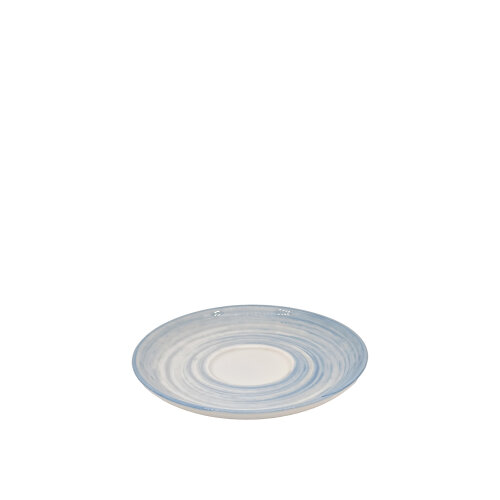 Zest Porcelain Luna Kahve Fincan Tabağı -Tokyo Mavi - ZEST PORCELAIN