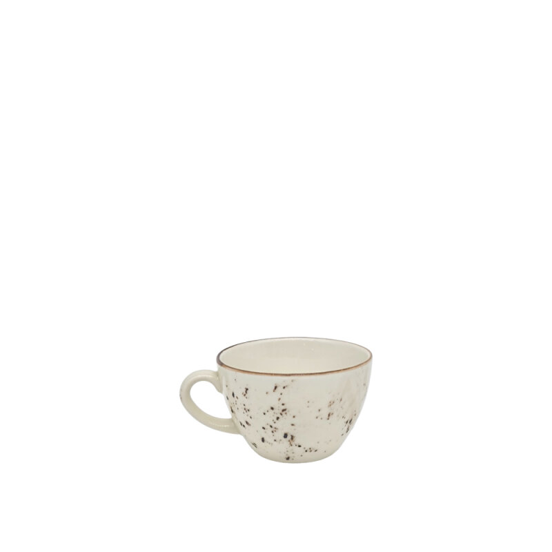 Zest Porcelain Luna Kahve Fincan 80Cc-Paris Krem - 1