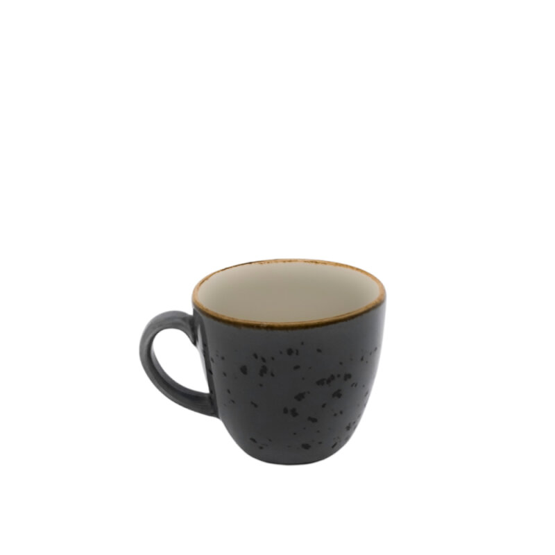 Zest Porcelain Luna Kahve Fincan 80Cc-Paris Gri - 1