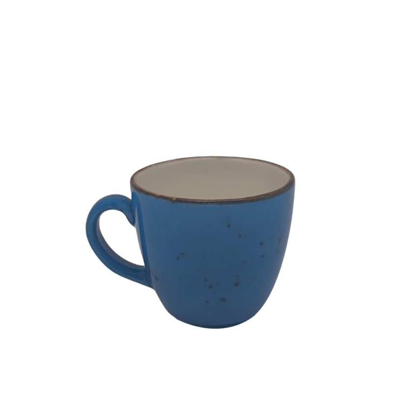Zest Porcelain Luna Kahve Fincan 80Cc-Paris Mavi - 1