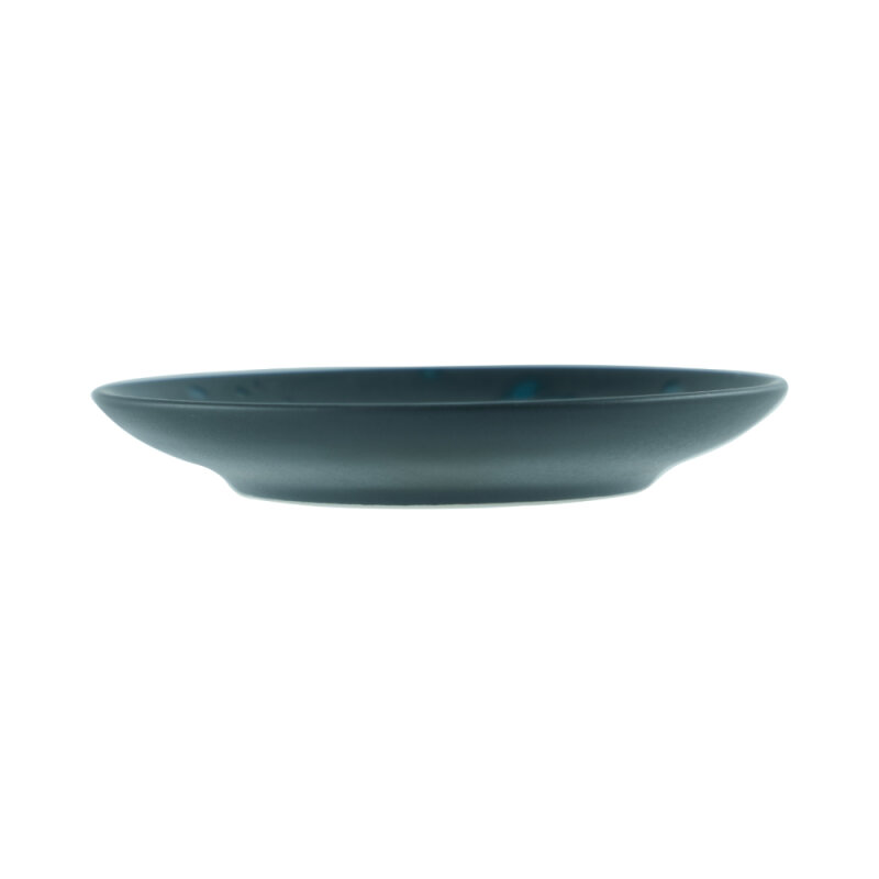 Zest Porcelain Luna Latte Fincan Tabağı -Oxy Blue - 2