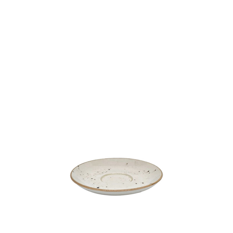 Zest Porcelain Luna Latte Fincan Tabağı-Paris Krem - 1