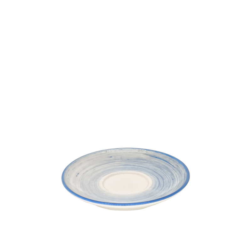 Zest Porcelain Luna Latte Fincan Tabağı-Tokyo Mavi - 1