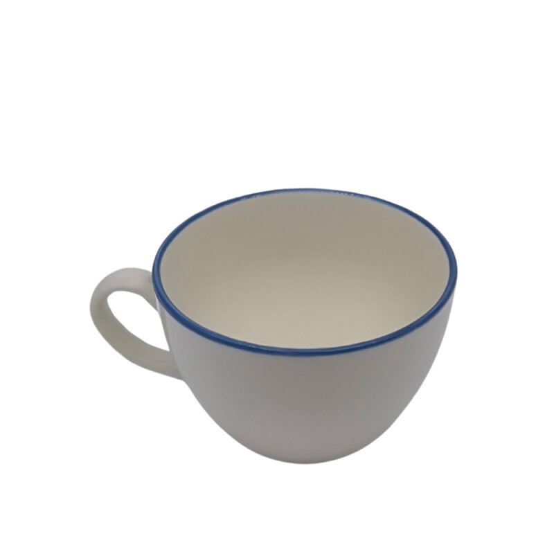 Tulu Porselen Luna Latte Fincanı - File 162 Mavi LN01LFF162 - 1