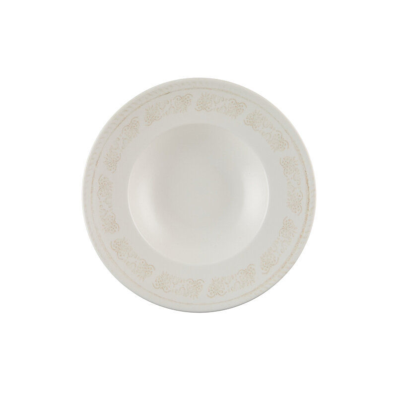 Zest Porcelain Makarna Tabağı 27 cm-Whisper - 1