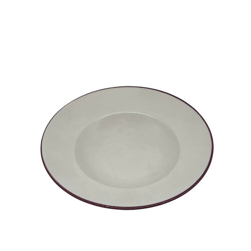 Zest Porcelain Makarna Tabağı 27Cm -Riva Mürdüm - ZEST PORCELAIN