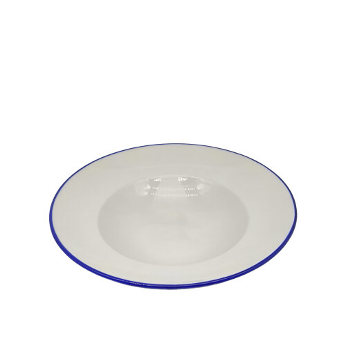 Zest Porcelain Makarna Tabağı 27Cm -Riva Mavi - ZEST PORCELAIN