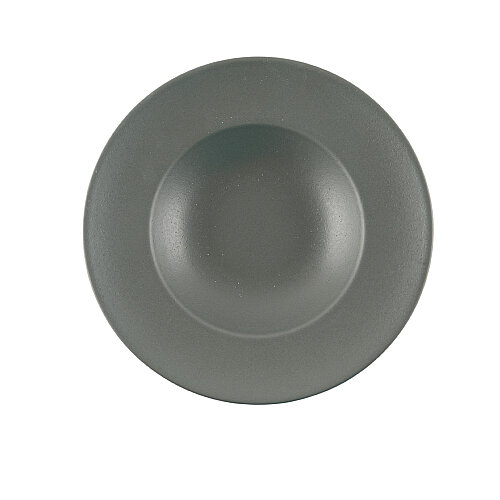 Zest Porcelain Makarna Tabağı 27 cm - Velour Gri - ZEST PORCELAIN