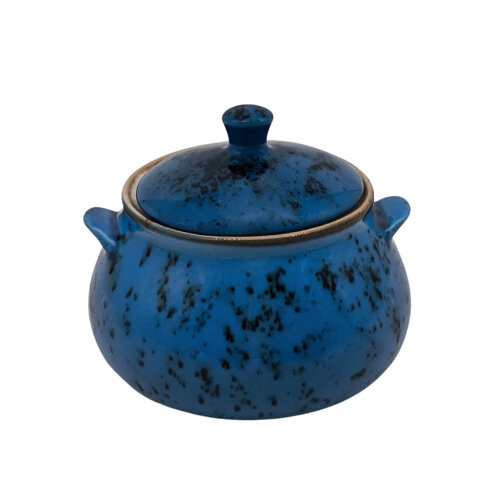 Zest Porcelain Mar Tencere 15Cm -Paris Mavi - ZEST PORCELAIN