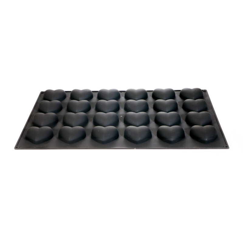 Martellato 24'lü 60X40 Kalp Silikon Kalıp H 30 mm 30SIL03N - 2