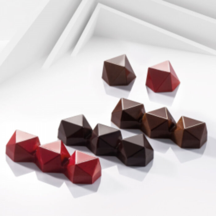 Martellato Polikarbon Bon Praline Çikolata Kalıbı 27 x 31 cm, h:18 mm 28 Adet - 3