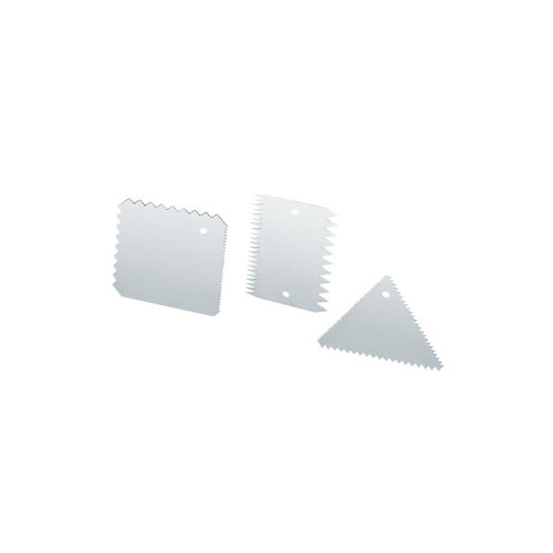 Martellato St.Steelcombs Scrapers/Inox Tarak 3Lü - MARTELLATO