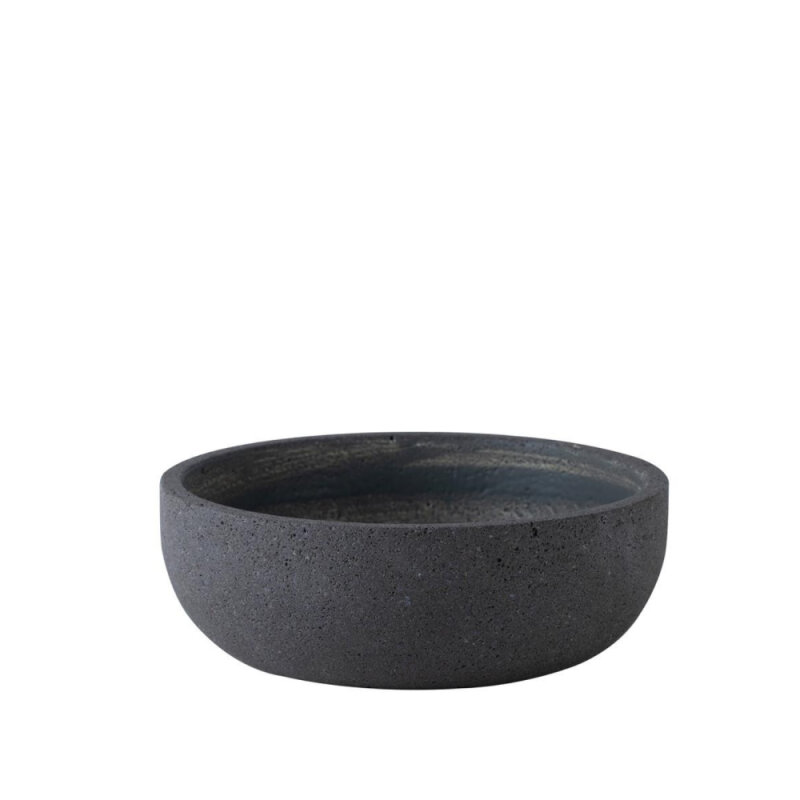 Matgusto Kase Büyük Mat Siyah Ç:20 Cm.H:7 Cm. TEON207 - 1