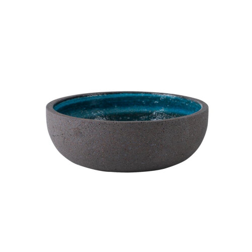 Matgusto Meru Kase Büyük Parlak Mavi Ç:20 cm.H:7 cm MERU207 - MATGUSTO