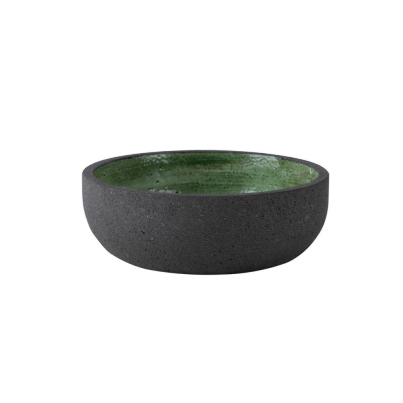 Matgusto Brava Kase Büyük Parlak Yeşil Ç:20 cm.H:7 cm.BRAVA207 - 1