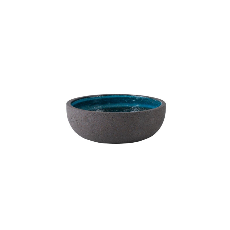 Matgusto Meru Kase Küçük Parlak Mavi Ç:12 cm.H:5 cm. MERU125 - 1
