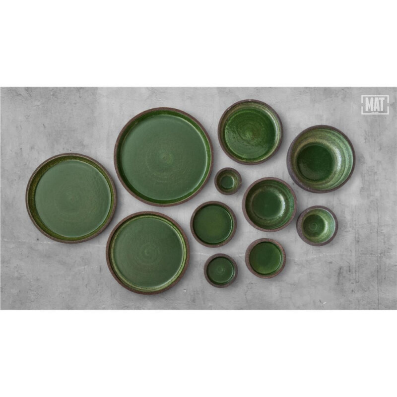Matgusto Brava Kase Küçük Parlak Yeşil Ç:12 cm.H:5 cm.BRAVA125 - 2