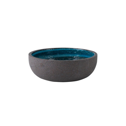 Matgusto Meru Kase Orta Parlak Mavi Ç:16 cm.H:6 cm MERU166 - MATGUSTO