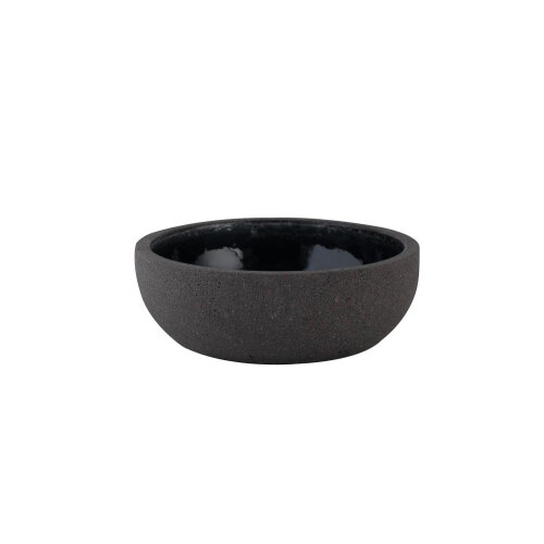 Matgusto Fuego Kase Orta Parlak Siyah Ç:16 cm.H:6 cm FUEGO166 - MATGUSTO