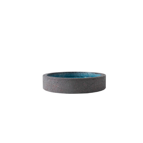 Matgusto Meru Tapas Tabak Parlak Mavi Ç:14 cm.H:3 cm MERU143 - MATGUSTO