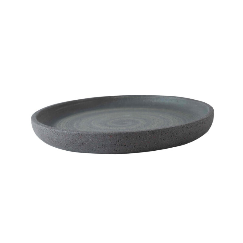 Matgusto Yuvarlak Tabak Mat Siyah Ç:27 Cm.H:3 Cm - 2