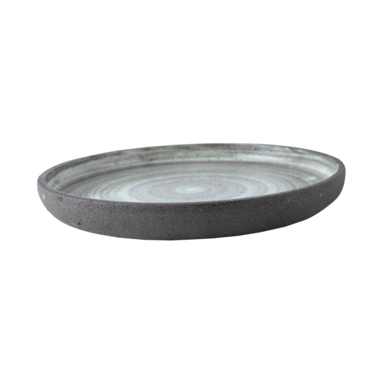 Matgusto Matforh.Yuvarlak Tabak Parlak Beyaz Ç:30 cm.H:3 cm.ETNA303 - 2