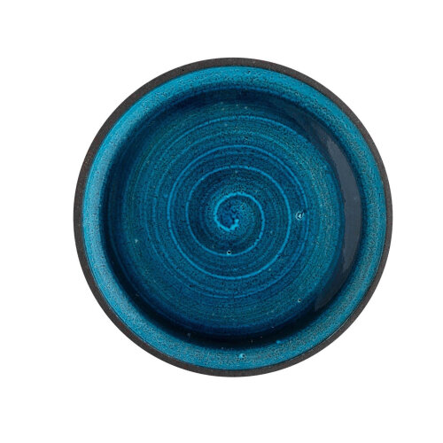 Matgusto Meru Yuvarlak Tabak Parlak Mavi Ç:27 cm.H:3 cm.MERU273 - MATGUSTO