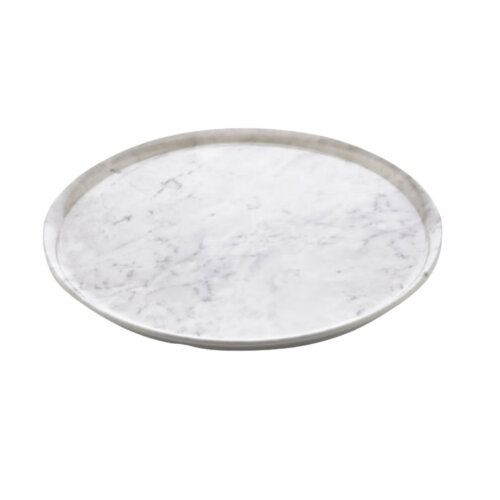 Mermer Desen Yuvarlak Sunum 35 Cm - FORMEL MELAMİN