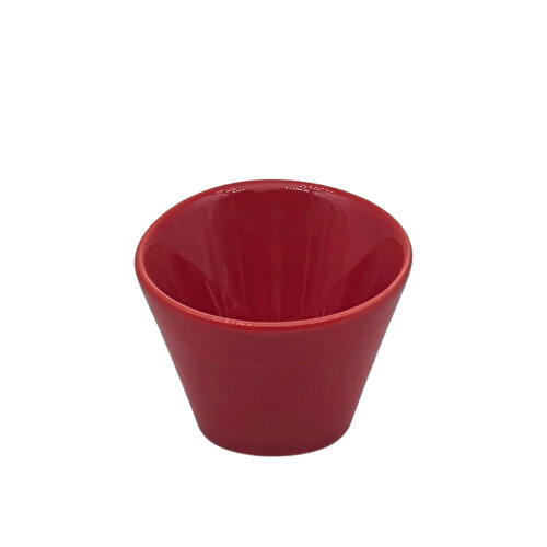 Ultraform Hotel Porselen Minimal Kase 8 cm Kırmızı - ULTRAFORM PORSELEN