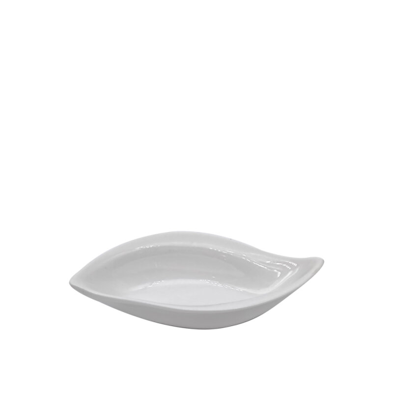 Tulu Porselen Minimal Sunum Yaprak 13,5X7,5X2,9 - Krem ULTA4023 - 1