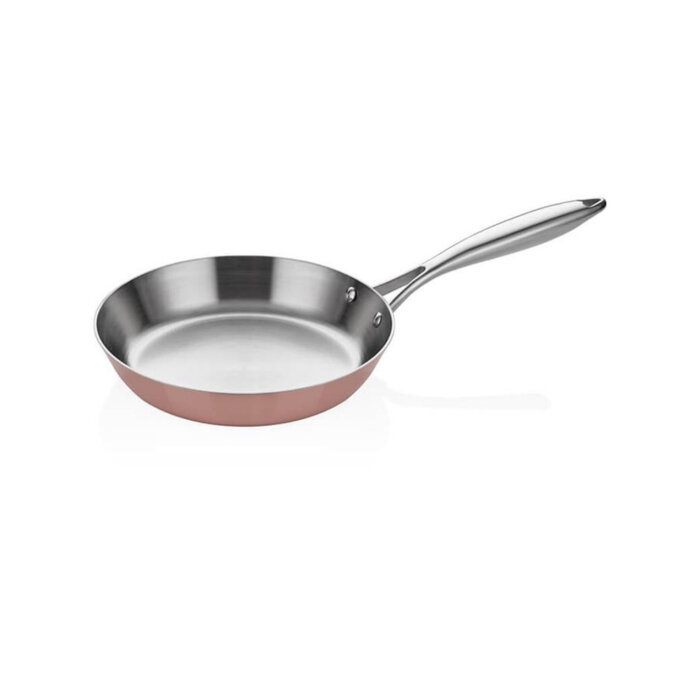 Altınbaşak Multi Metal Bakır İndüksiyon Kızartma Tavası 22 cm - 1