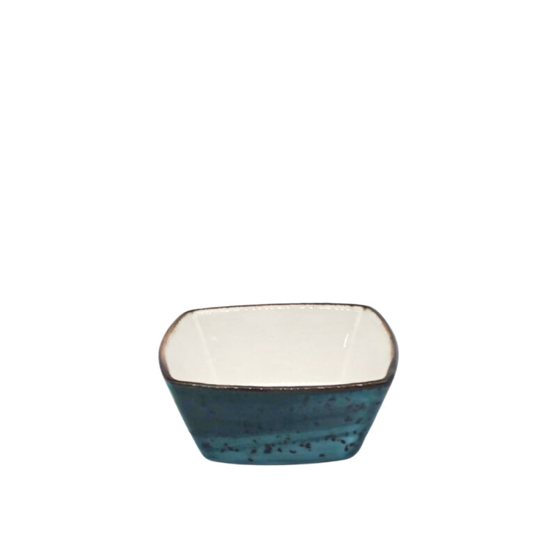 Zest Porcelain Mrt Kare Kase 11Cm -Paris Turkuaz - 1
