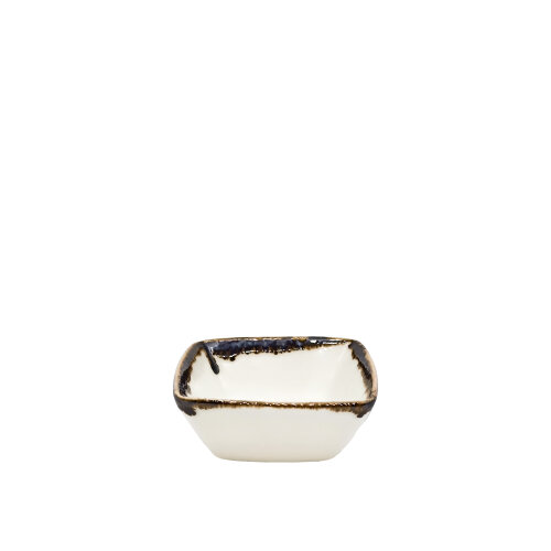 Zest Porcelain Mrt Kare Kase 9 Cm-Chocolate - ZEST PORCELAIN