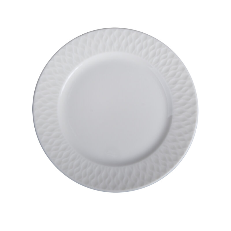 Zest Porcelain Nil Düz Tabak 19cm Krem NIL19DU00 - 1