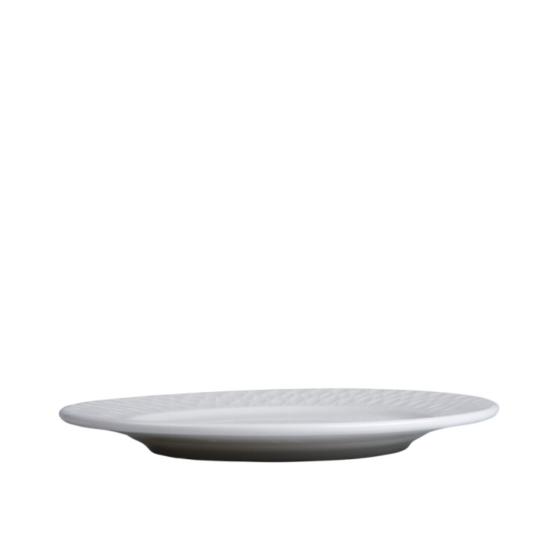 Zest Porcelain Nil Düz Tabak 19cm Krem NIL19DU00 - 2