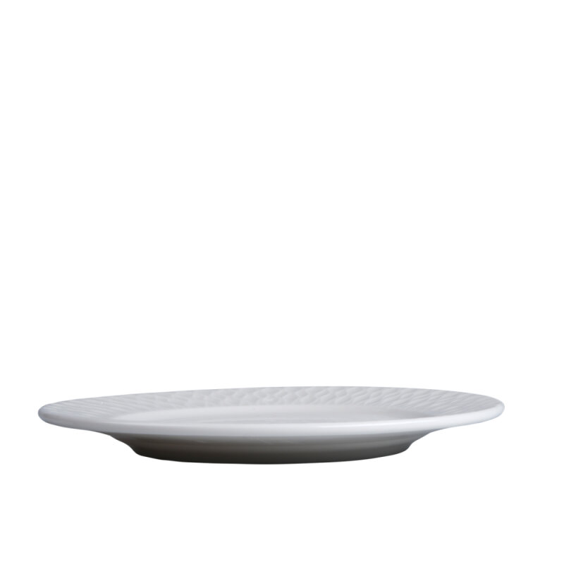 Zest Porcelain Nil Düz Tabak 21 cm Krem NIL21DU00 - 2