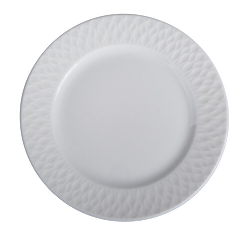 Zest Porcelain Nil Düz Tabak 25 cm Krem NIL25DU00 - ZEST PORCELAIN