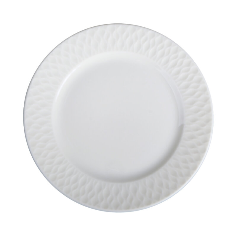 Zest Porcelain Nil Düz Tabak 27 cm Krem NIL27DU00 - 1