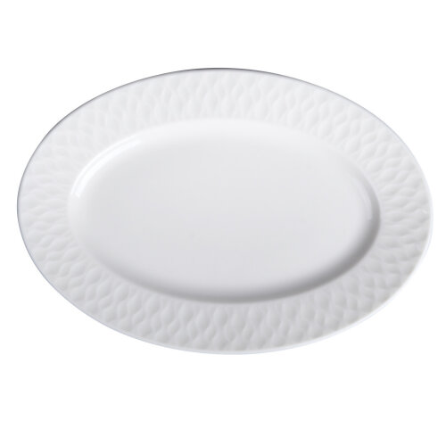 Zest Porcelain Nil Kayık Tabak 30 cm Krem NIL30KY00 - ZEST PORCELAIN