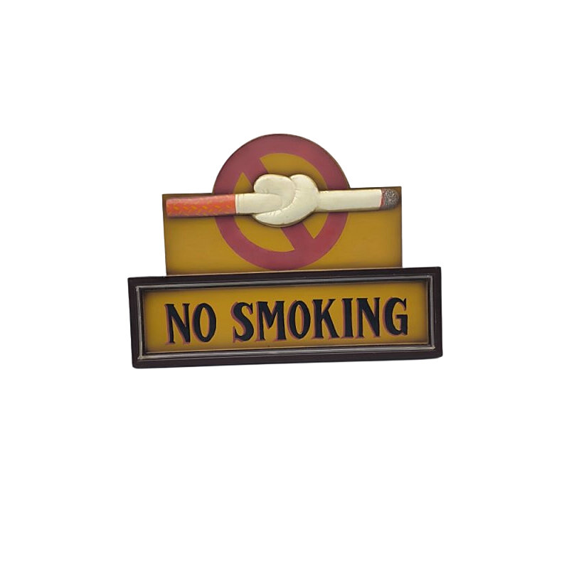No Smoking İkaz Yazısı 60X40 Cm - 1