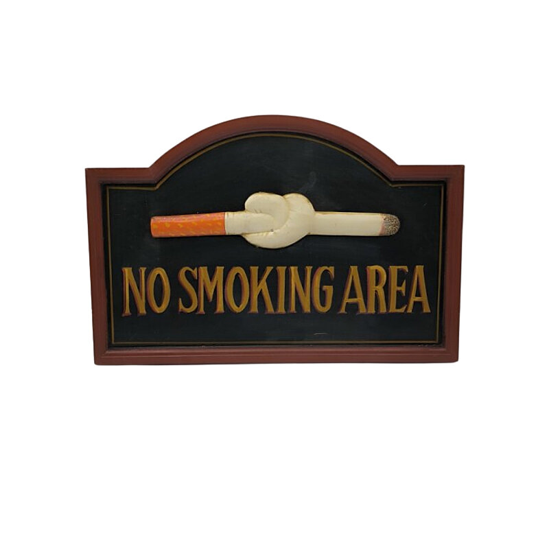 No Smoking İkaz Yazısı 60X40 Cm - 1