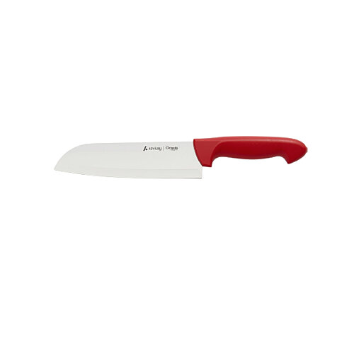 Aryıldız Noka Santoku Bıçağı 21 Cm Kırmızı - ARYILDIZ