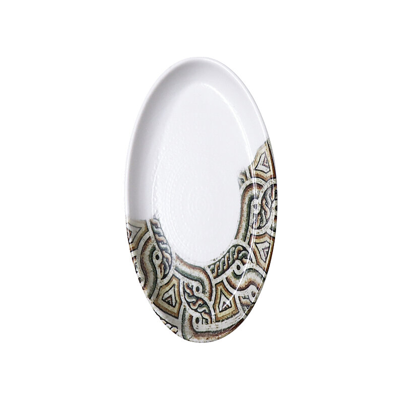 Zest Porcelain Oval Fırın Kabı 19 Cm-Elbe - 1