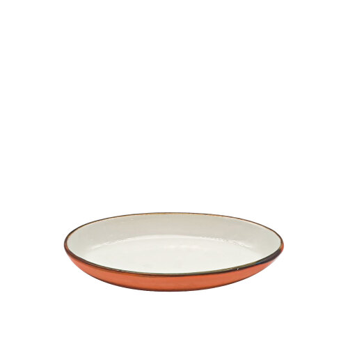 Zest Porcelain Oval Fırın Kabı 19Cm -Paris Turuncu - ZEST PORCELAIN