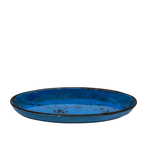 Zest Porcelain Oval Fırın Kabı 26 Cm-Paris Mavi - ZEST PORCELAIN