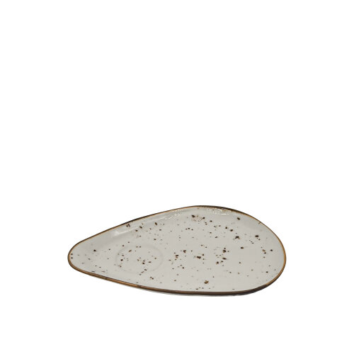 Zest Porcelain Oval İkramlık 25Cm -Paris Krem - ZEST PORCELAIN